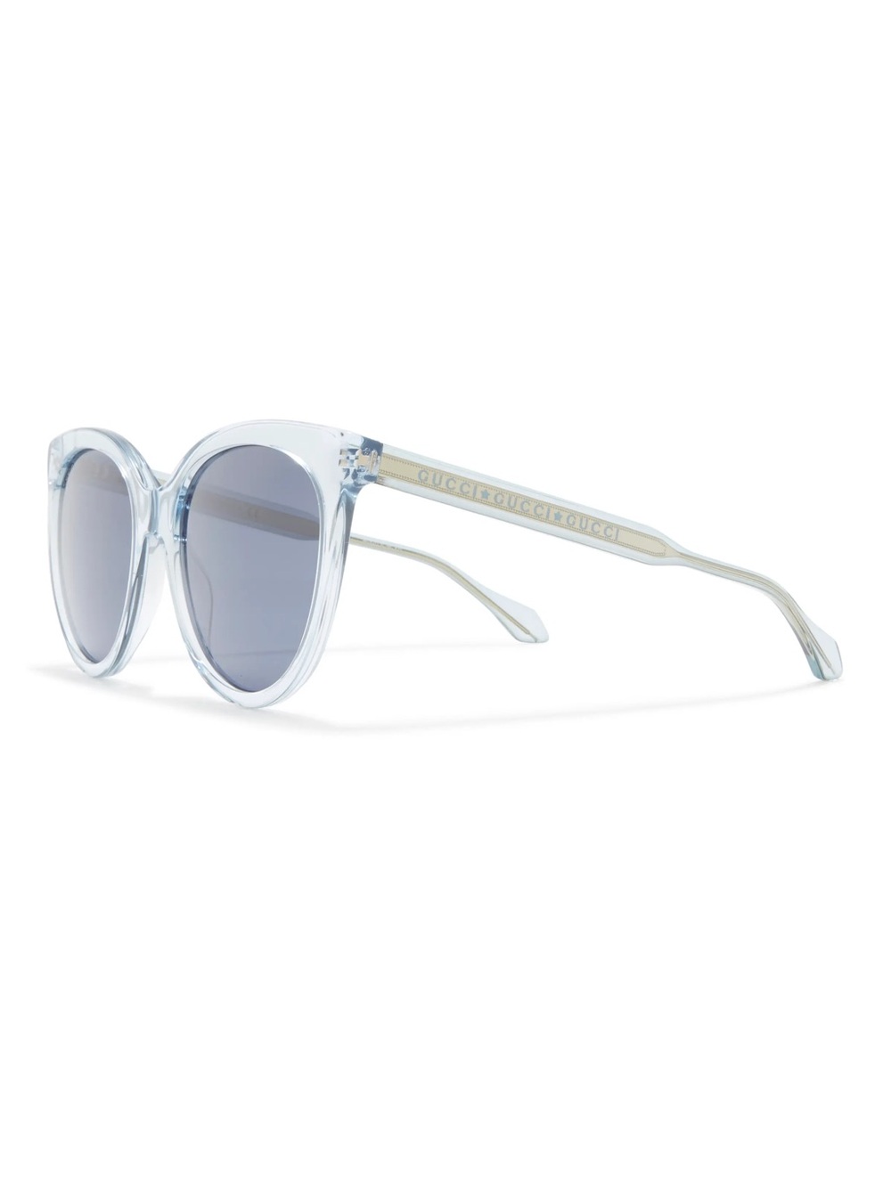 Gucci Women's Light Blue Round Sunglasses
